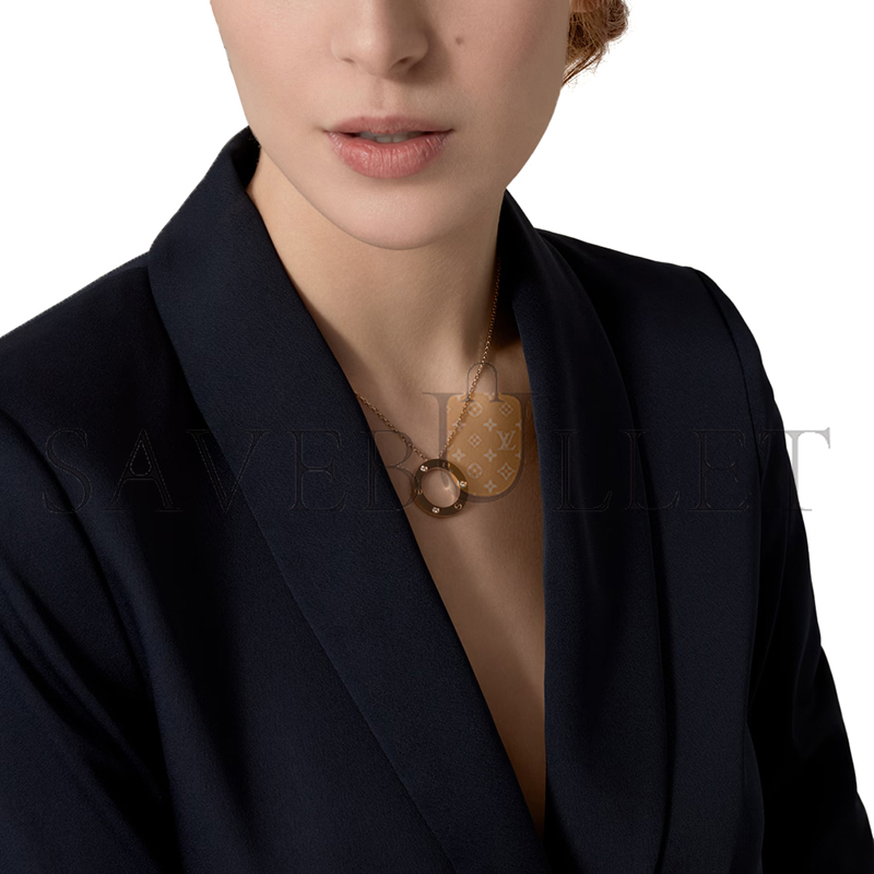 CARTIER LOVE NECKLACE, 3 DIAMONDS B7014500